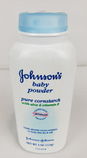 NEW  SEALED Johnson  s Baby Powder 4 Oz PURE CORNSTARCH w/ Aloe  Vitamin E