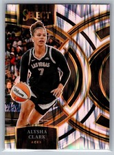 2024 Select WNBA Alysha Clark Silver Flash #102 Las Vegas Aces