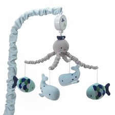Lambs Ivy Oceania Musical Nursery Crib Mobile - Ocean, Whale, Underwater Theme
