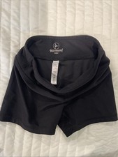 90 Degrees Black Booty Shorts Size 7/8