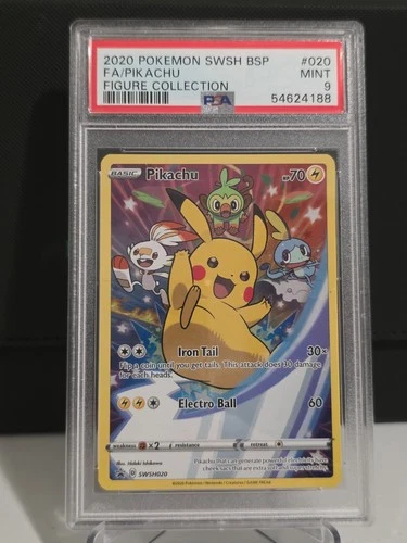 New ListingPokemon - Pikachu - SWSH020 Figure Collection Black Star Promo - PSA 9 MINT