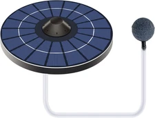 Solar Pond Aerator Oxygen Pump with Air Hose and Bubble Stone Floating Water Pon