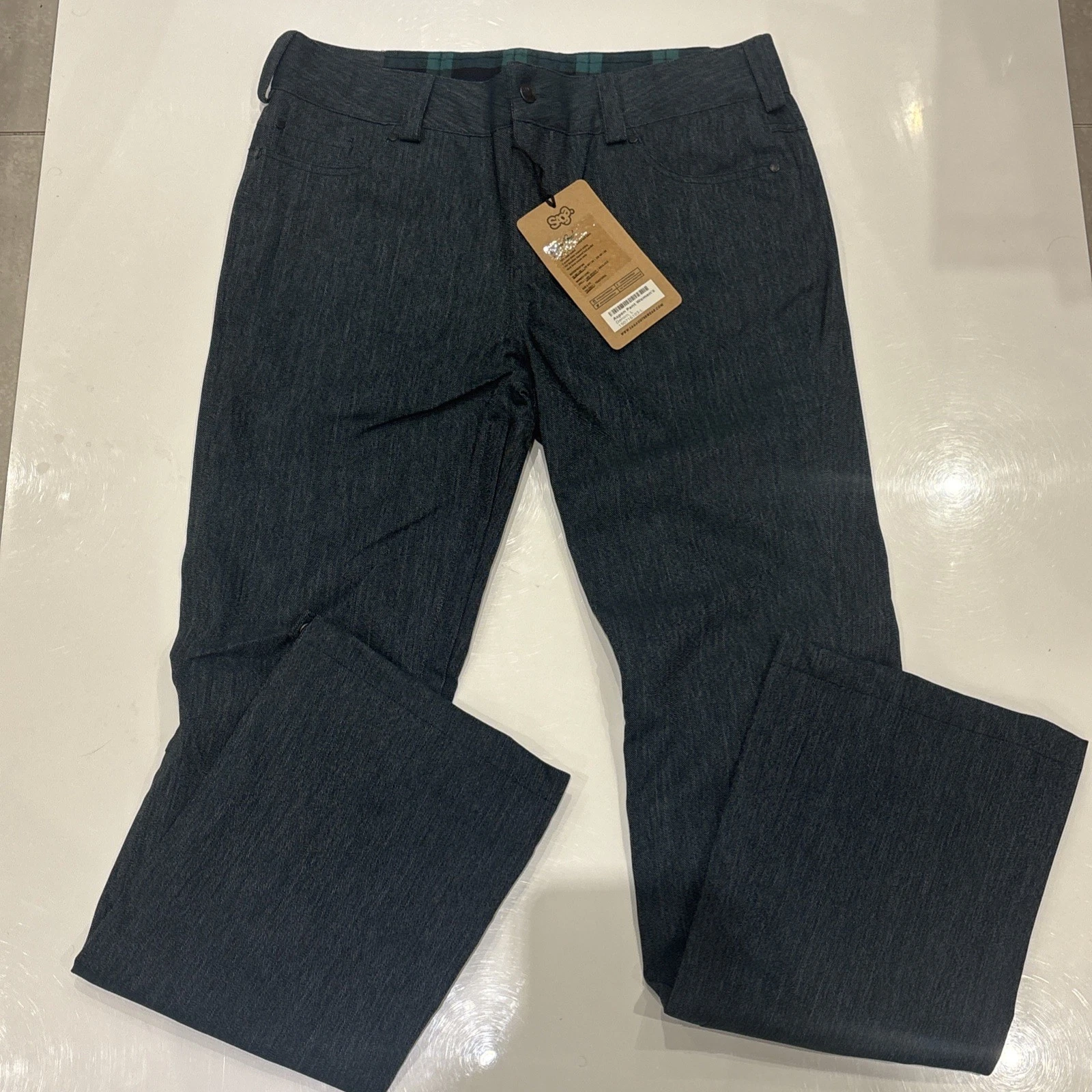 Saga Outerwear Aspen Skiing Snowboarding Pants Women’s Denim Size L RRP £99