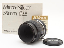 "EXC +5" Nikon Ai-s Ais Micro Nikkor 55mm f/2.8 MF Macro MF Lens JAPAN 5912