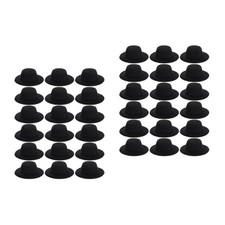 2 Pack Miniature Hat Top Snowman Hats for Crafts Dolls