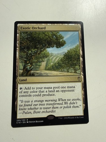 Exotic Orchard 295/351 Commander 2016 C16 MTG Magic Rare NM