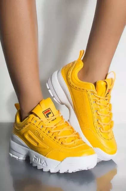 Fila hotsell yellow disruptor