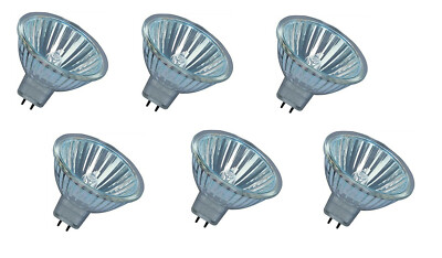 6x OSRAM Halogen Spots Decostar 47860 ECO GU5.3 25W = 35W dimmbar 12V