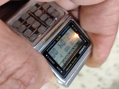 Casio DBC-610 Data Bank Calculator Watch Mod 676 Full Working Used