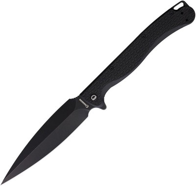 DGRVDFBKBW Daggerr Knives Vendetta Liner Lock Flipper Knife Dagger Blade 8Cr13Mo