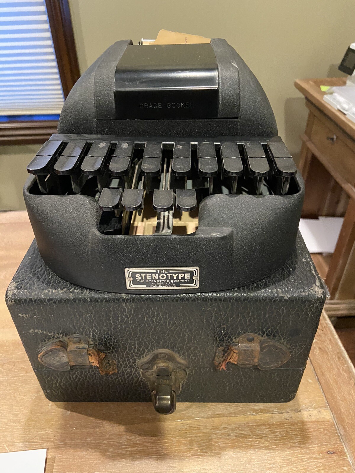 Vintage Stenograph 1933 Stenotype Machine | eBay