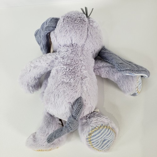 Demdaco Oddball Elefant Plüschtier Lovey Stofftier Lavendel 13 Zoll weiches Geschenk - Bild 7 von 14