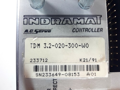 Indramat TDM 3.2-020-300-W0 AC Servo controller - Picture 2 of 5