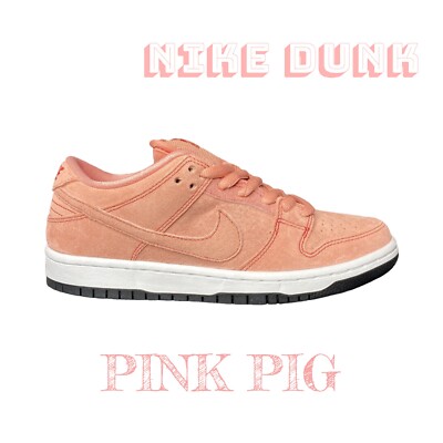 Nike Dunk Low Pink Pig SB Pro New Skateboarding Shoe New Men