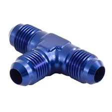 APS Male T Piece With -6 JIC (9/16 x 18) Equal Thread Blue