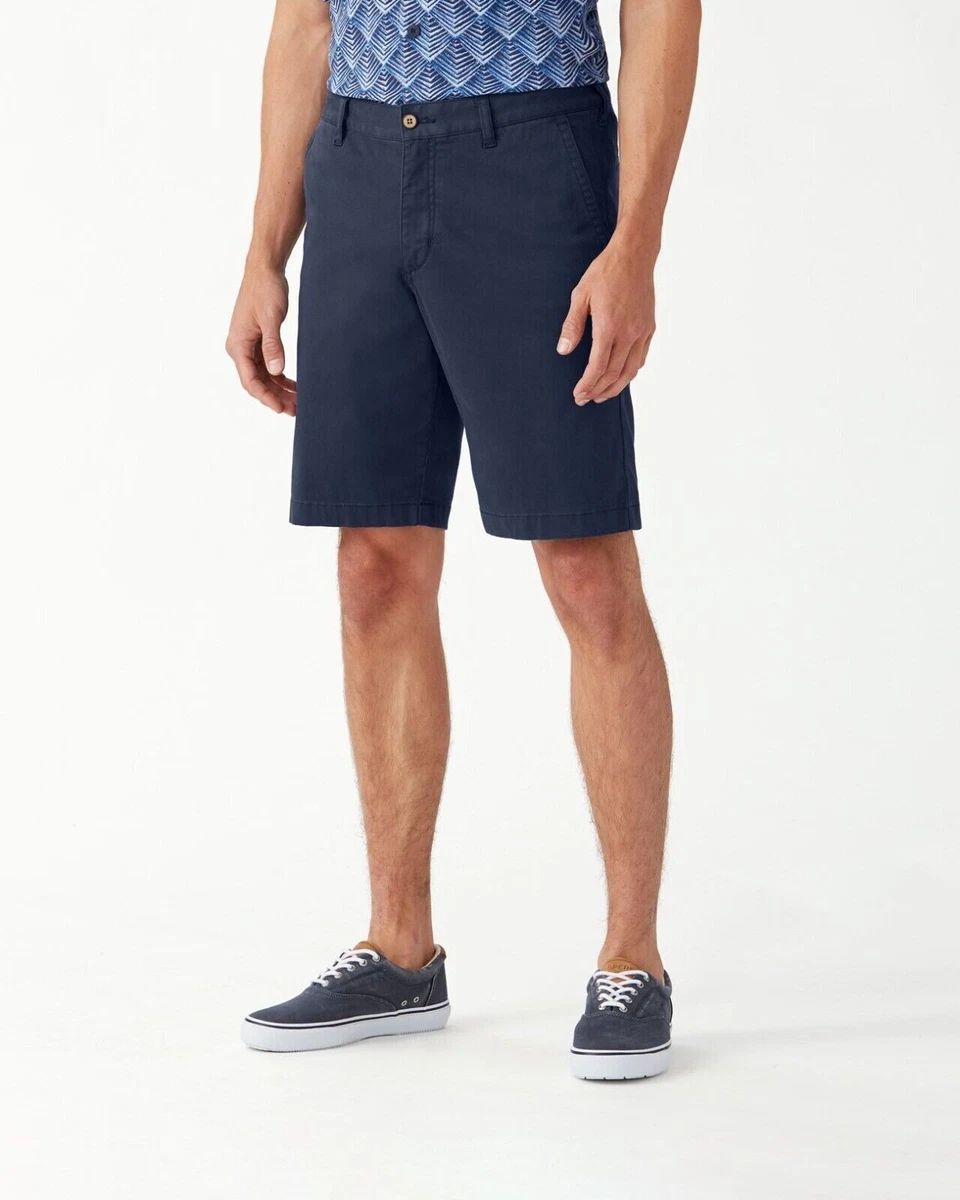 Tommy Bahama Boracay Shorts Big Tall Navy 50 50RG Stretch Chino 10