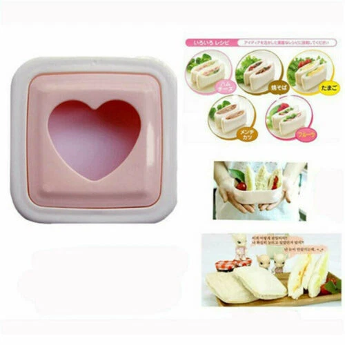 DIY Love Heart Cutter Love Heart Toast Mould Sandwich Bread Mold Shape Portable - Image 2 of 4