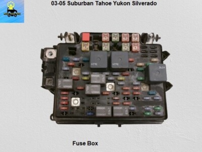 15115615 03 04 05 06 Suburban Yukon Engine Fuse Relay Junction Box Block
