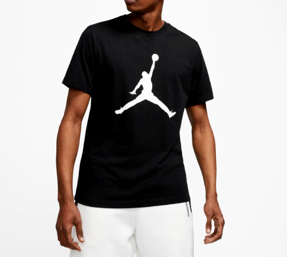 NEW* Men's NIKE AIR JORDAN JUMPMAN PRINT CREW T SHIRTS BLACK