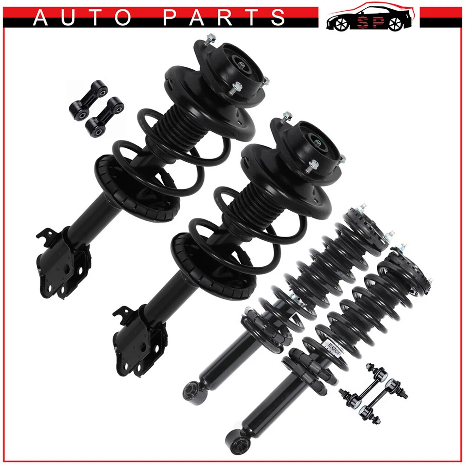 For 2000-2004 Subaru Outback Front Rear Complete Struts Sway Bars End Link Kit Foto 3 de 4