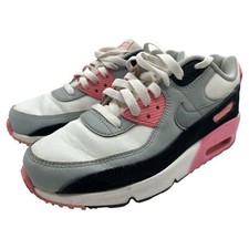 Nike Air Max 90 White Gray Rose Pink Kids US Size 6 Youth CD6864-104 2019