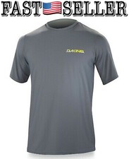 Dakine Men s Off Shore Rashguard Rayosan UV Protection SS Shirt, Charcoal, Large