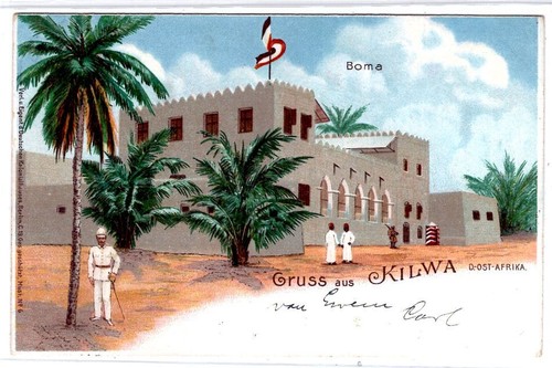 DOA 1899 AK Greetings From Kilwa Blank (L7797)