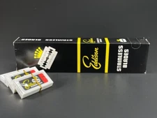 200 Israel Personna Eddison Double Edge Safety Razor Shaving Blades Rare no more