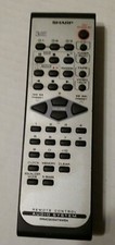 Sharp RRMCG0347AW8A Audio System Remote Control Used Tested and Working