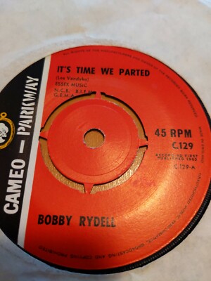 Bobby Rydell 45 It's time we parted