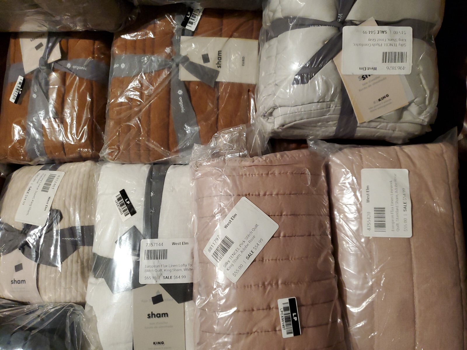 NEW West Elm Shams YOU CHOOSE style, size & color Standard, Euro or