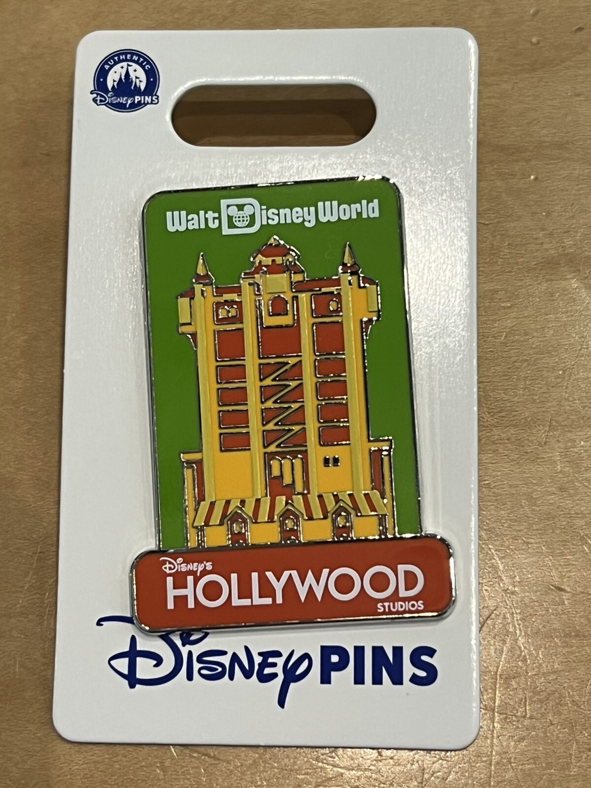 2025 Disney Parks Walt Disney World Hollywood Studios Pin Tower Terror Mickey