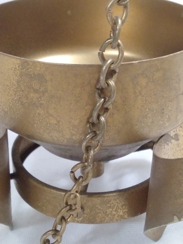 MCM Mascotte Portacandele in ottone da appendere metà secolo arredo casa alto 10,5" - Foto 10 di 12