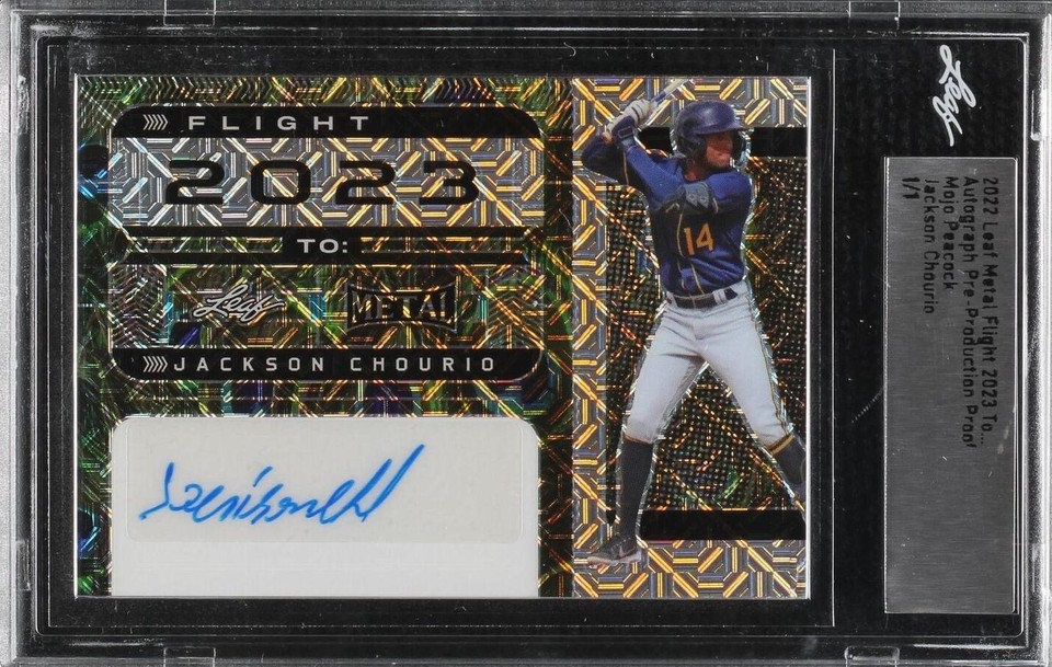 2022 Leaf Metal - Jackson Chourio #FT-JC1 - 1 of 1
