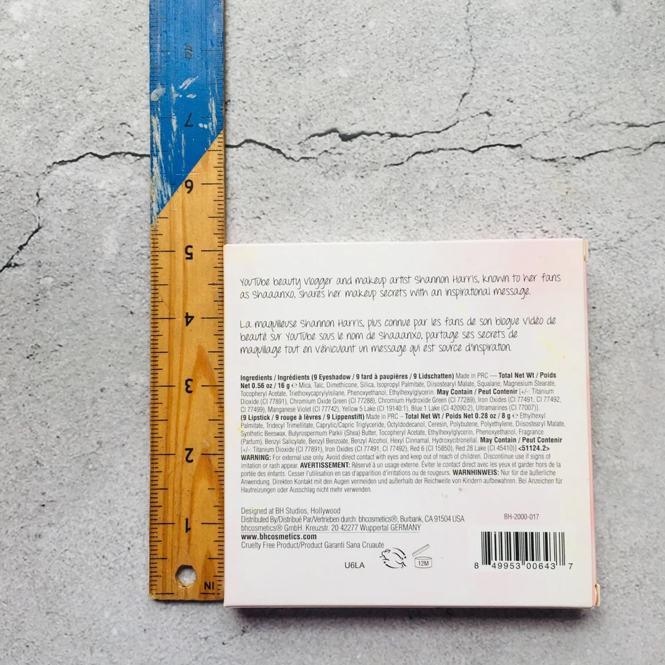 BH Cosmetics Shaaanxo 18 Color + Remix Eyeshadow Palette Lot of 2 NEW - Image 3 of 4