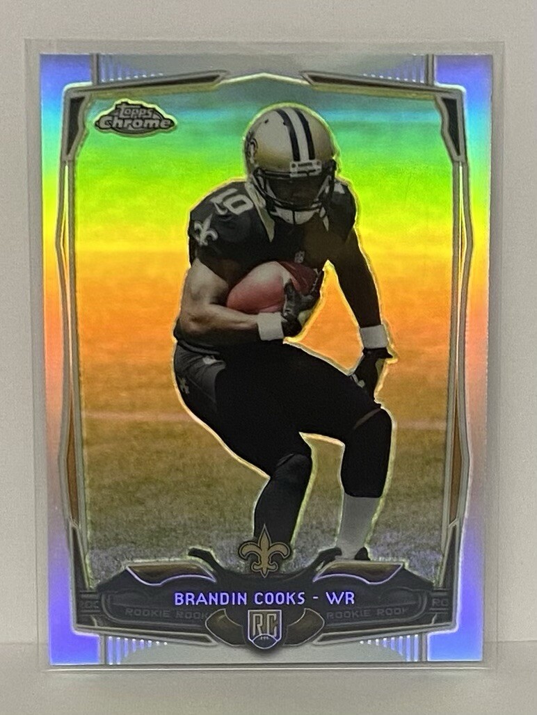 Brandin Cooks RC 2014 Topps Chrome Refractor Saints Rookie Cowboys