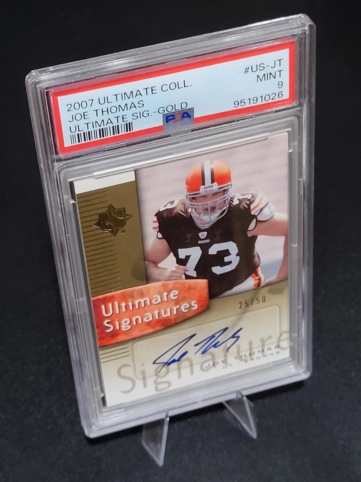 Joe Thomas Ultimate Collection Ultimate Signatures #USJT Gold