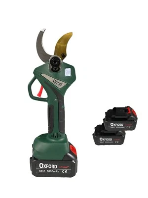 OXFORD Forbice Da Potatura A Batteria Cesoia 68Vf 6000mAH Taglio 45 mm 2 Batterie LX225