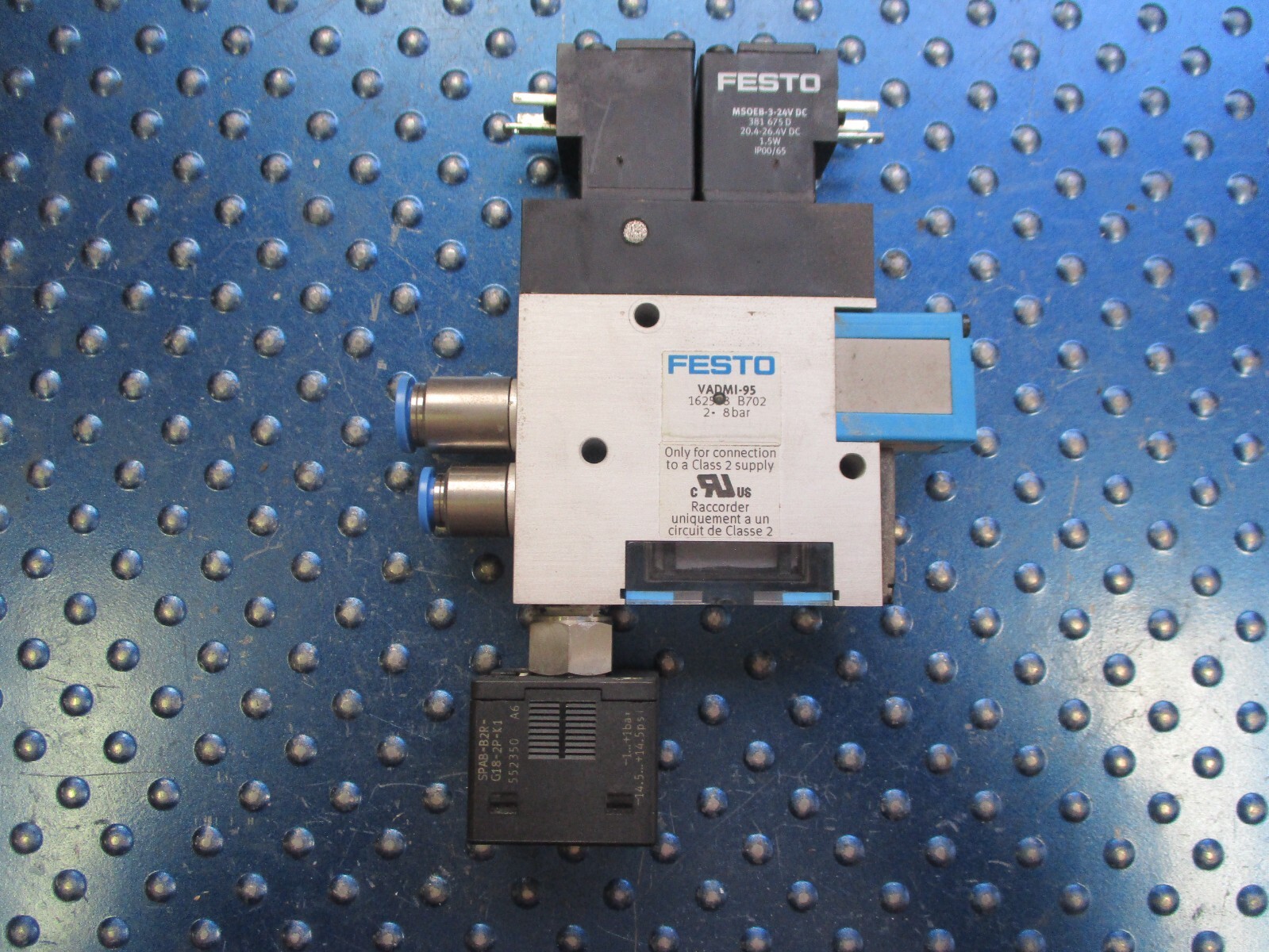 FESTO PUMP W/PRESSURE SENSOR TRANSDUCERW/DISPLAY SPAB-B2R-G18-2P-K1 VADMI-95