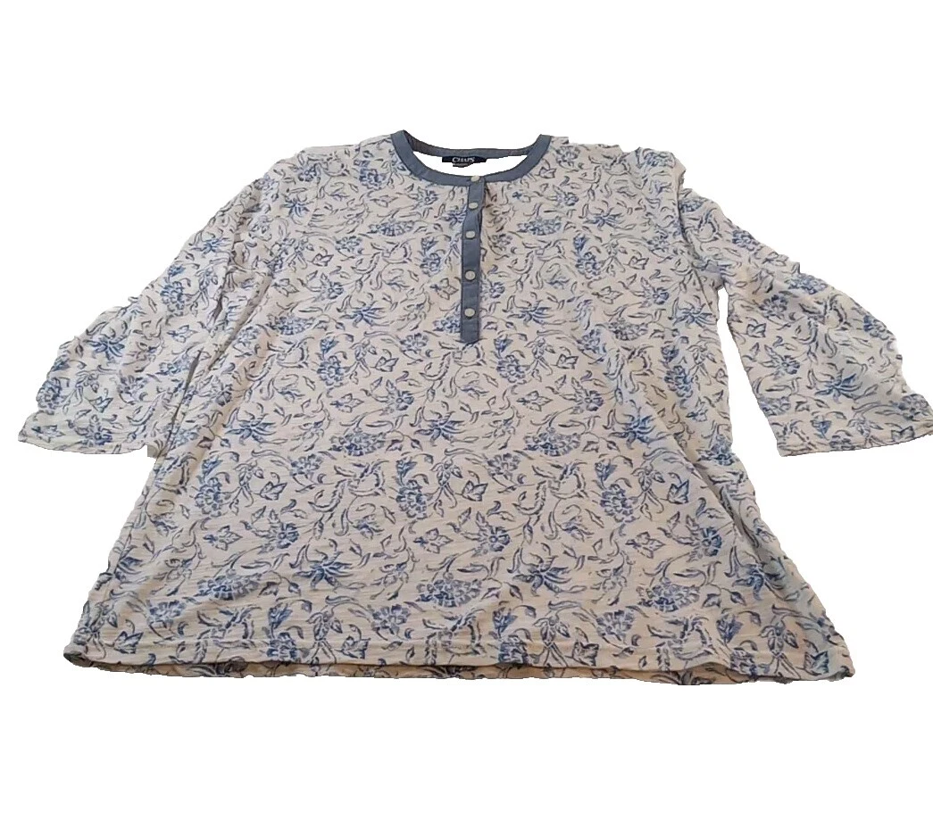 Top de manga 3/4 Chaps para De mujer