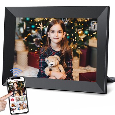 10.1 Inch WiFi Digital Picture Frame with 1280 * 800P IPS Touch Screen HD Disply
