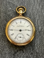 Vintage 1888 American Waltham 16S 17J Pocket Watch