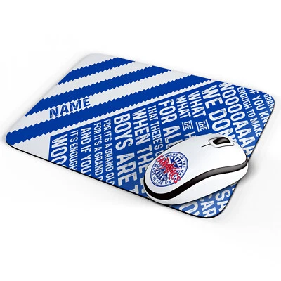 THEFANATICS Personalised Everton Mouse Mat Retro Football Office Work Pad Dad Gift RFS19