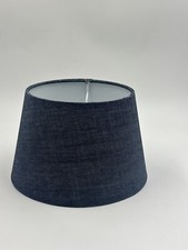 Sorpetaler Leuchten Lampenschirm Rund Jeans Blau, Stoff SR20.980