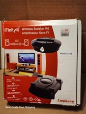 Amphony Wireless Speaker kit Model 1700 Make Rear Speakers Wireless 2 x 40 watt
