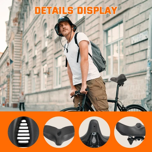 Fahrrad Sattel Ergonomische Fahrradsitz Prostata Mountainbike Sitz Herren Damen - Bild 9 von 13