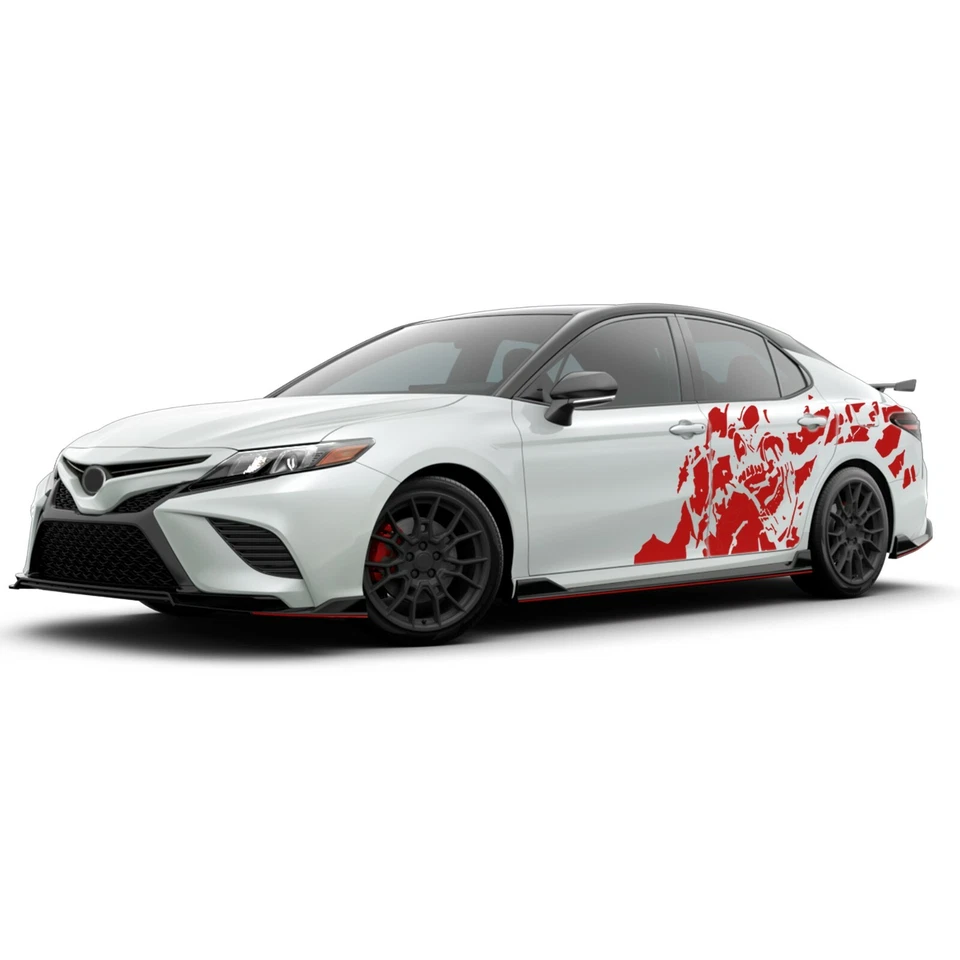 Diseño Pesadilla Para Toyota Camry SE XSE XLE TRD Altis Calcomanía Pegatina Calavera Vinilo Foto 4 de 4