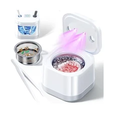 Ultrasonic Retainer Cleaner Machine - Ultrasonic U-V Cleaner for Dentures lig...