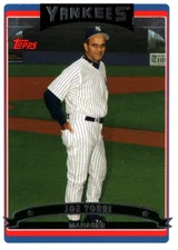 Joe Torre Manager Yankees Topps Baseball Card #587 2006