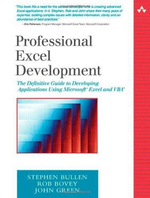 Professional Excel Development: The Definitive Guide to Developing Applications
